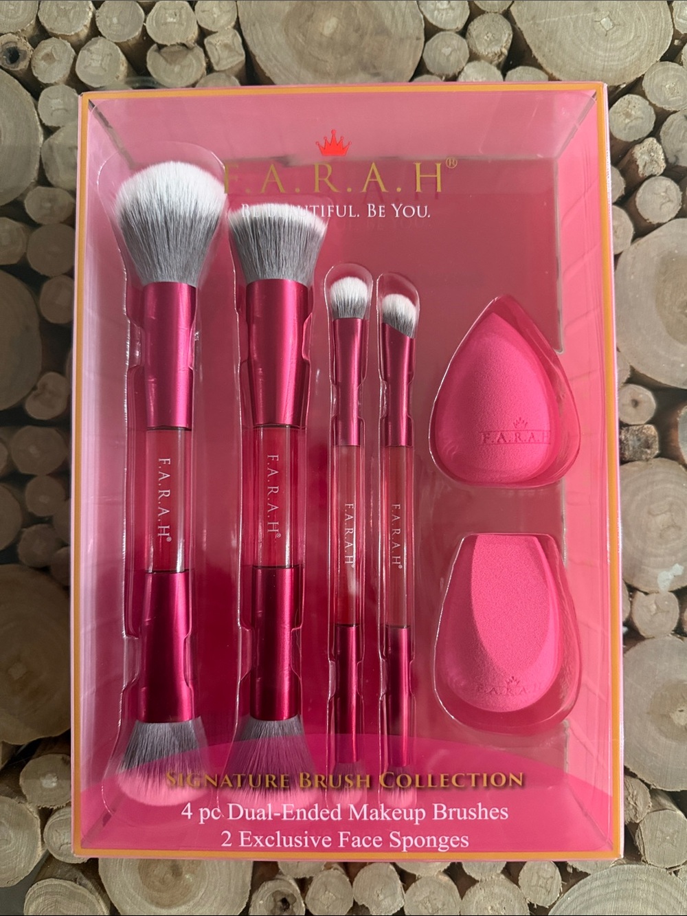 F.A.R.A.H. Pink Signature Brush Collection - 6 Piece Set